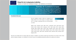 Desktop Screenshot of ciudadania-europea.com.ar