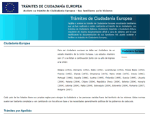 Tablet Screenshot of ciudadania-europea.com.ar